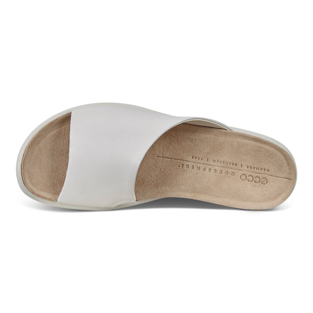 Sandalias Mujer - ECCO Corksphere Slip-On - Blancos - VYM605921